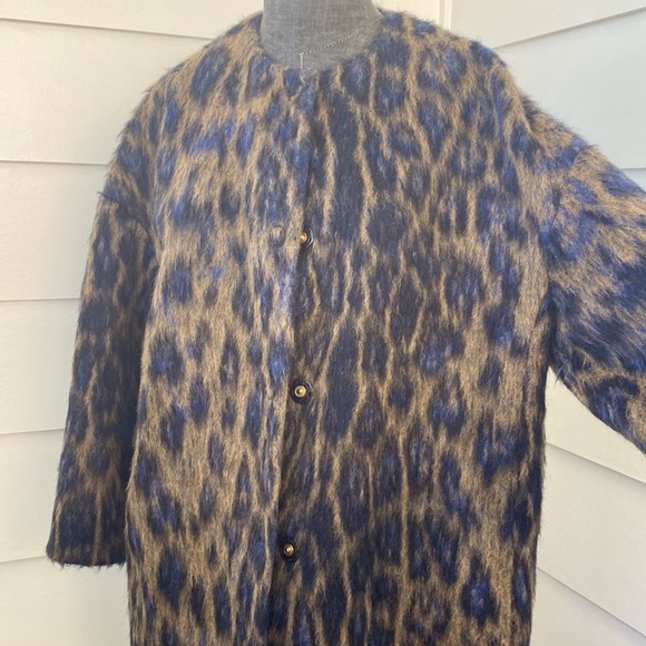 Roberto Cavalli Jackets & Blazers - Roberto Cavalli Animal Mohair 1960’s Style Coat